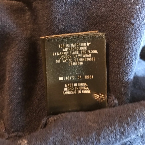 HWR Anthropologie Blue Floral Open Cardigan Medium - Picture 7 of 8